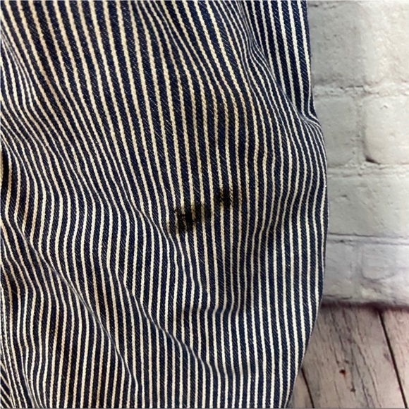 Vintage 70s/80s Big Mac Pin Stripped Overalls 36 - Picture 3 of 5